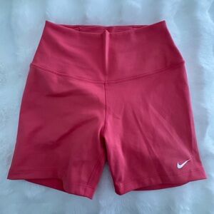 Nike Women's Bright Pink Bike Shorts